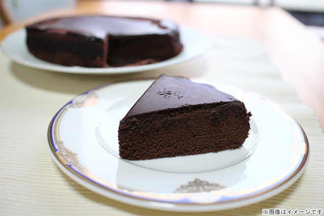 【くまポン byGMO】そのままでも、温めても、凍らせても◎ 「常温チョコレートケーキ6号x1個」