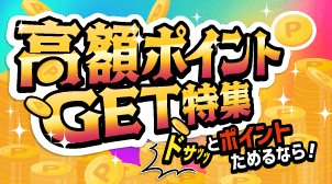 高額ポイントGET特集