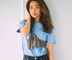 【ONWARD MAG】オーバーサイズ コットンクルーネック TEE(オンワード・クローゼット)