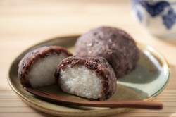 【北信越特集】新潟県産こがねもち（もち米）で作ったおはぎ（つぶあん２個、こしあん２個入り）と醤油おこわのセットを10人に