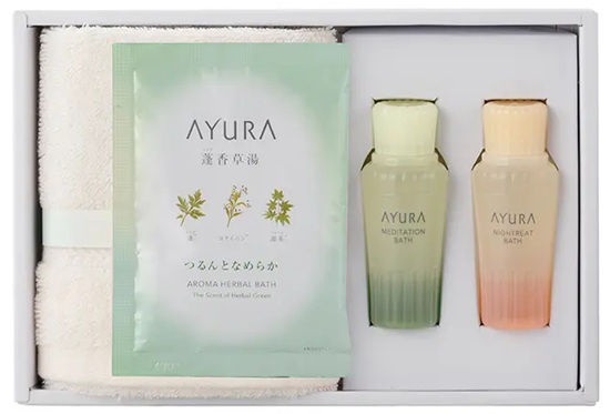 【～夏の疲れにさようなら～グッズプレゼント】アユーラ　入浴料・タオルセットを10人に