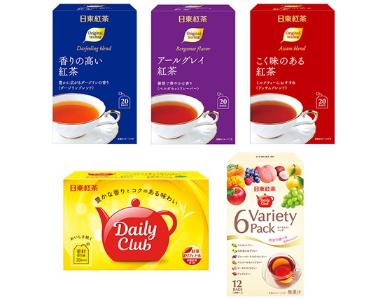 「日東紅茶」５種類の商品セットを３人に